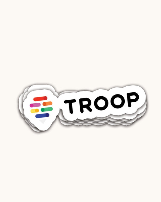 Troop Travel - Contour sticker