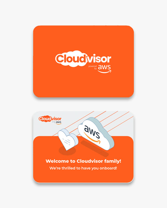Cloudvisor - Card welcome to the family