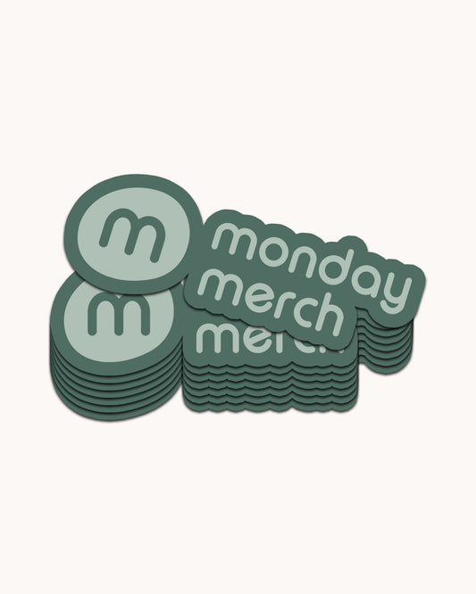 Monday Merch - Contour Company Logo Sticker