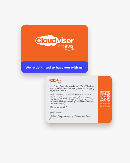 Cloudvisor - Welcome Card